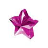 Poids pour ballons étoile rose vif fuchsia