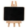Mini chevalet de peintre, ardoise sur pied, naturel