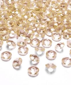 Perles Diamant de table, gold or 12mm