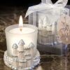 Support porte Bougie Chateau conte de fée princesse