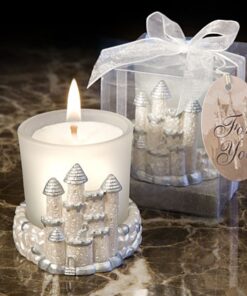 Support porte Bougie Chateau conte de fée princesse