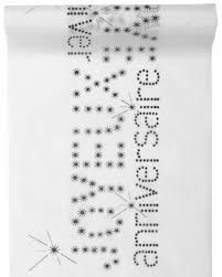 Chemin de table Joyeux Anniversaire intissé 5M