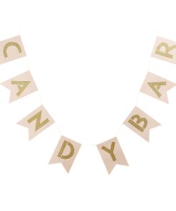 Guirlande candy bar rose pastel or glitter 2M