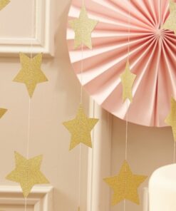 3 rosaces papier rose pastel blush so chic