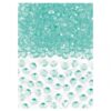 Confettis perles diamant vert menthe pastel 6mm
