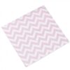 20 petites serviettes cocktail chevron rose