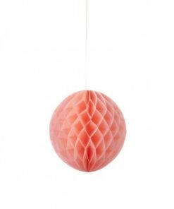 3 boules alvéolées sorbet pastel pêche abricot jane