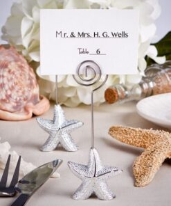 Marque table pince étoile de mer argent