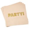 20 serviettes rose party or table EVJF