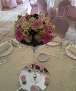 Location grand miroir de table rond 35 cm