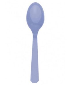 20 cuillères en plastique lavande lilas table anniversaire