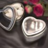 Boîtes à dragées coeur en metal DIY