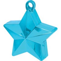 Poids pour ballons étoile turquoise