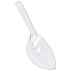 Pelle à bonbons en plastique transparent