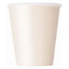 20 gobelets carton ivoire vanille