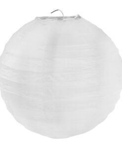 1 lanterne chinoise en papier blanc 30cm