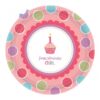 8 petites assiettes 1er anniversaire fille cupcake
