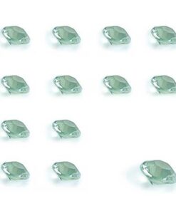 Confettis perles rondes diamant vert pomme 6mm