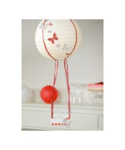 1 lanterne chinoise en papier blanc 30cm