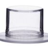 Chapeau boite plexi contenant dragées 6cm