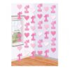 6 guirlandes verticales anniversaire 1 an fille