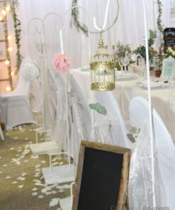 Location Piquet blanc cérémonie laïque mariage