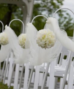 Location Piquet blanc cérémonie laïque mariage