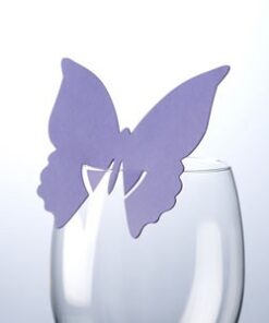 Marque place papillon lilas nominette verre