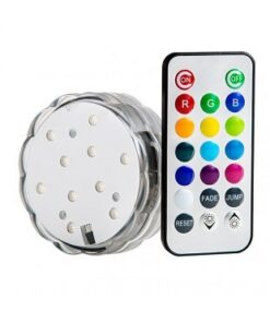 Lumière LED boîtier submersible RVB télécommande
