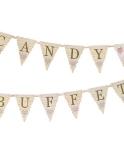 mini Guirlande candy buffet shabby love