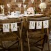 Guirlande Mr Mrs mariage shabby love