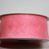 Ruban organza corail 25mm bobine 25M