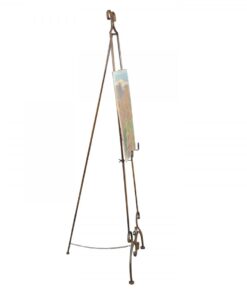 LOCATION Chevalet de peintre fer forgé bronze