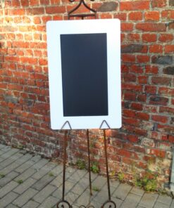Location cadre ardoise bois blanc menu mariage signalétique