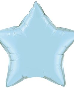 Ballon étoile bleu ciel mylar