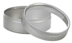 Boîtes à dragées ronde en métal style "mint tin"