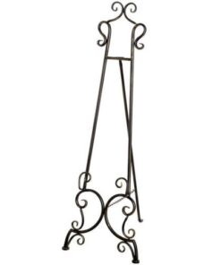 LOCATION Chevalet de peintre fer forgé bronze