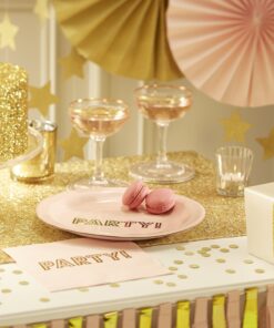Ruban sequins dorés gold 3M déco vase soliflore