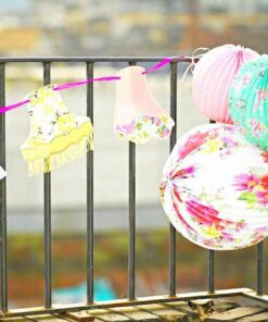 Guirlande tea party abat-jour