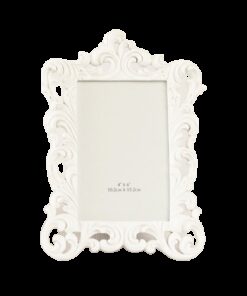 Location cadre baroque blanc marque table