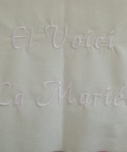 Location bannière "Et voici la mariée" cérémonie mariage