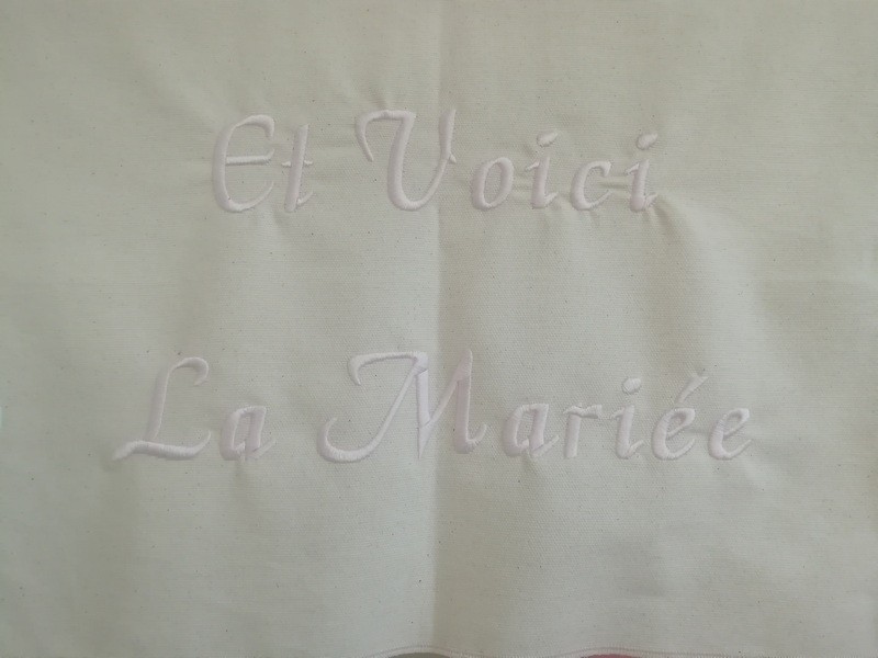Location bannière "Et voici la mariée" cérémonie mariage Location bannière "Et voici la mariée" cérémonie mariage