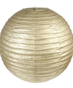 Lanterne chinoise skylanterne or métallisé 30cm