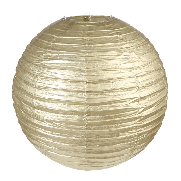 Lanterne chinoise skylanterne or métallisé 30cm Lanterne chinoise skylanterne or métallisé 30cm