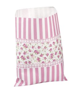 25 sachets confiserie libery rose fleurettes