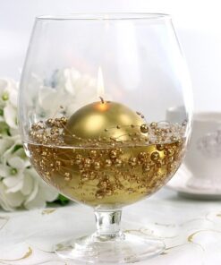5 guirlandes de perles or doré gold 1M30