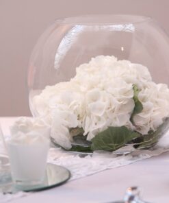 Location vase boule D30cm centre de table mariage