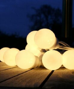 Location lampes guirlande LED blanche guinguette 5M