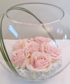 Location vase boule D30cm centre de table mariage