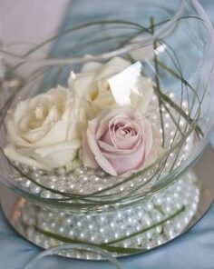 Location vase boule D30cm centre de table mariage
